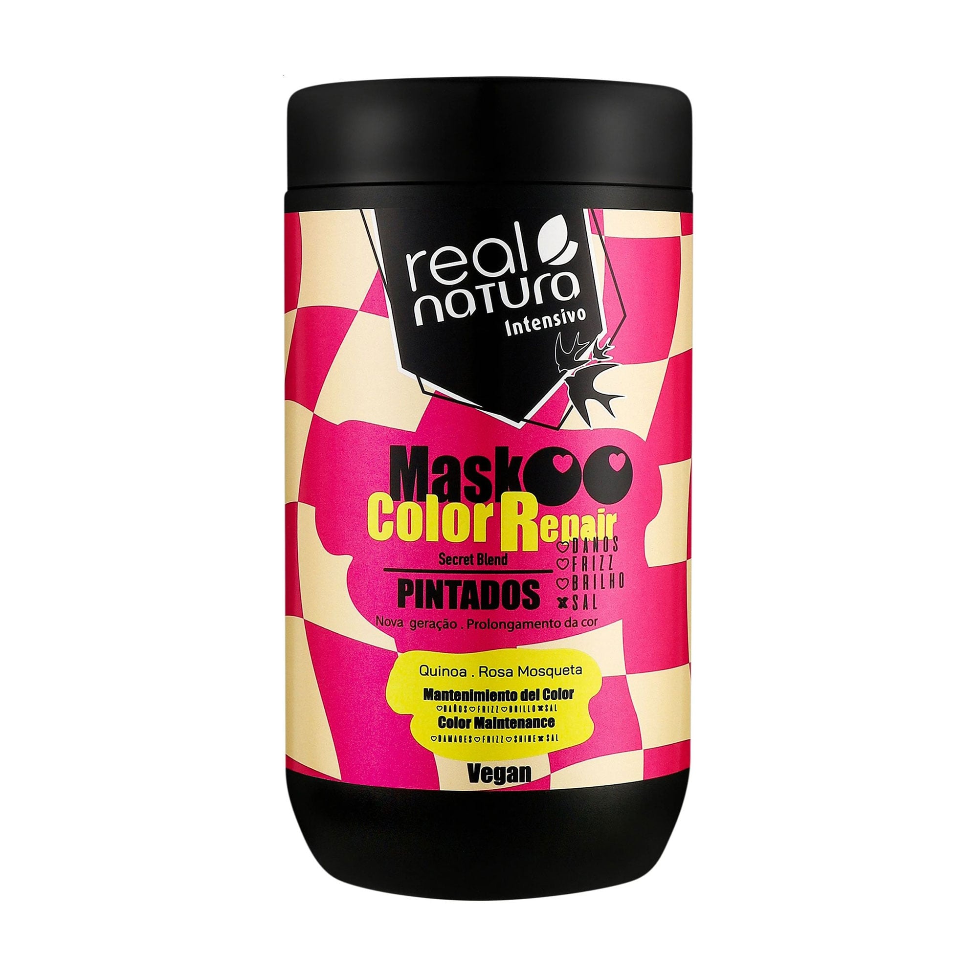 Маска Real Natura Color Repair Mask для сухого, пошкодженого та ослабленого волосся, 1 л